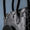 Chain Corset Leather Record Bag