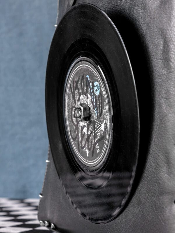 Chain Corset Leather Record Bag