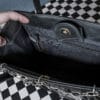 Chain Corset Leather Record Bag