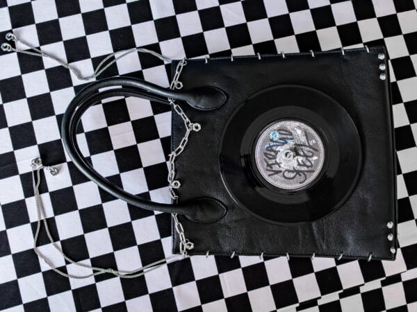 Chain Corset Leather Record Bag