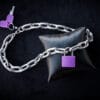 Purple Padlock Ultra Thick Chain