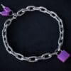 Purple Padlock Ultra Thick Chain