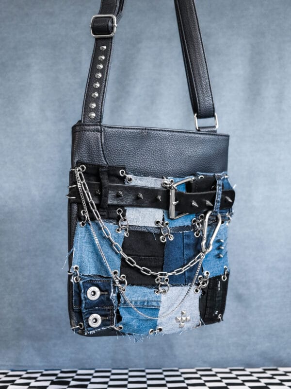 Denim Patch Bag