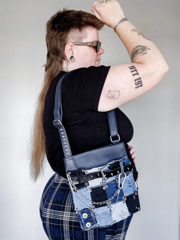 Denim Patch Bag