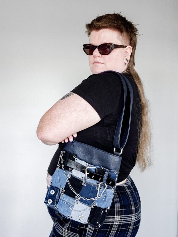 Denim Patch Bag