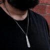 Large Botanical Koru Pendant