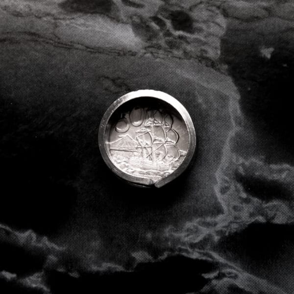 Vintage Fleur De Lis Ring (Size V)