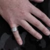 Thot Punched Ring (Size K 1/2)