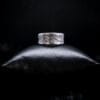 Textured Swirly Leaf Ring (Size S)