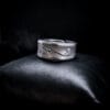 Textured Swirly Leaf Ring (Size S)