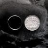 Three Line Overlap Ring (Size R)