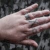 Vintage Fleur De Lis Ring (Size U)