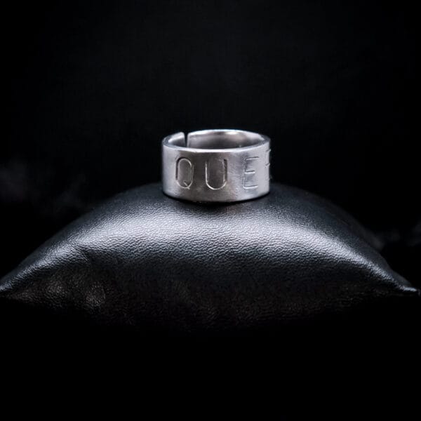 Queer Punched Ring (Size Q)