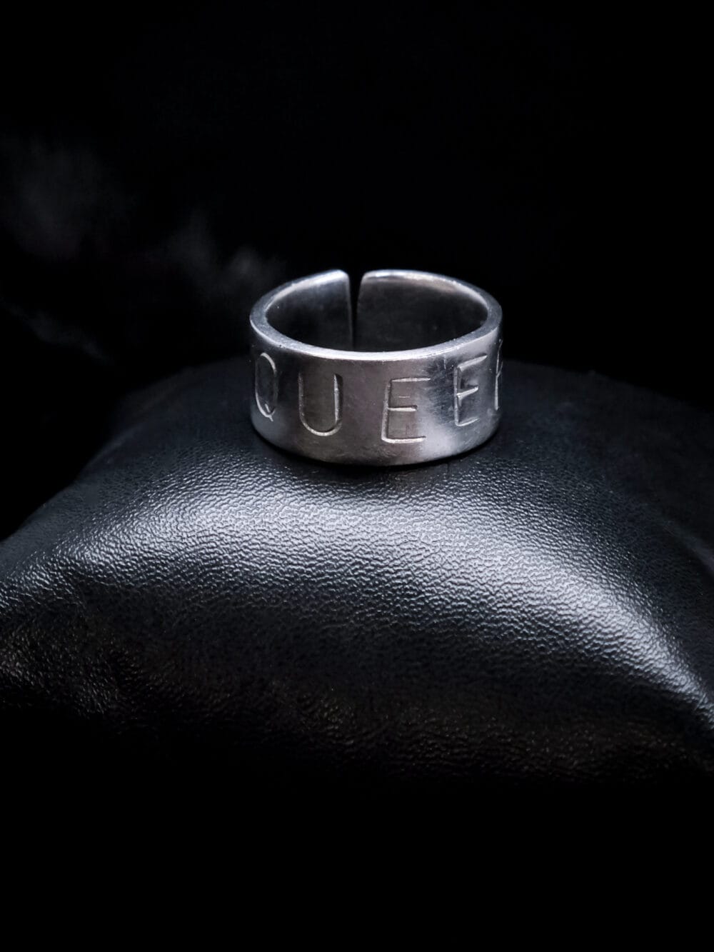 Queer Punched Ring (Size Q)
