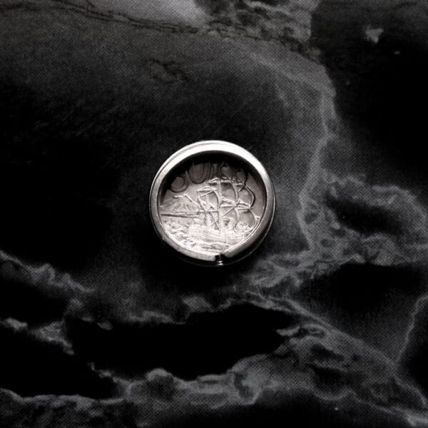 Queer Punched Ring (Size Q)