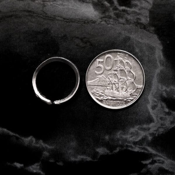 Small Textured Ring (Size J)