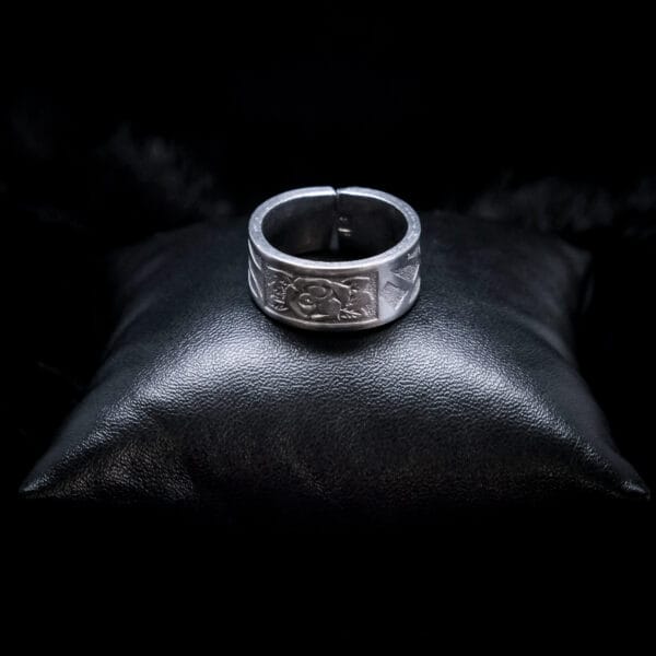 Stripey Rose Ring (Size S)