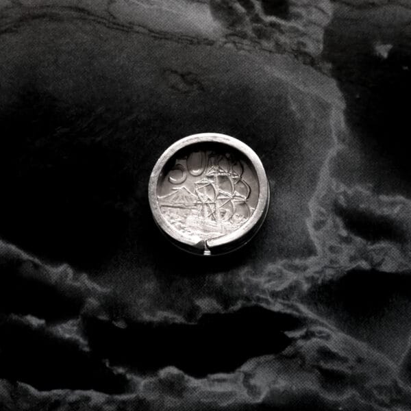 Stripey Rose Ring (Size S)