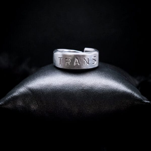Trans Punched Ring (Size V)