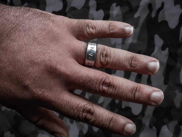 Trans Punched Ring (Size V)