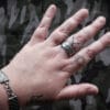 Trans Punched Ring (Size V)