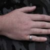 Small Dotted Lines Ring (Size N)