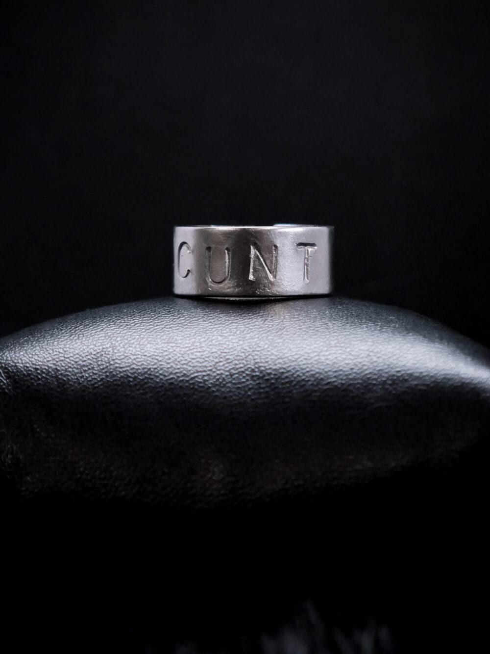 Little Punched Cxnt Ring (Size i)