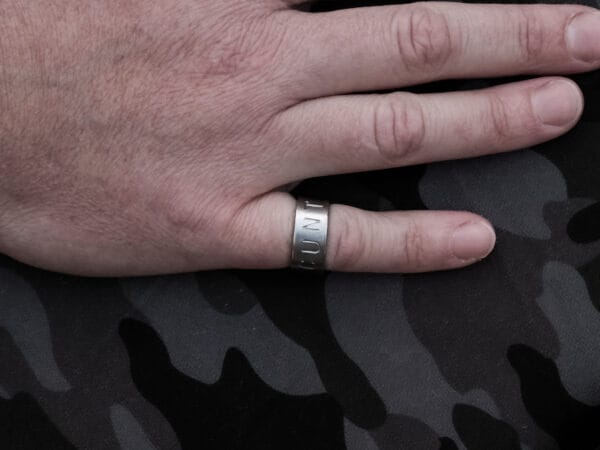 Little Punched Cxnt Ring (Size i)
