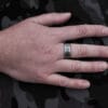 Vintage Fleur De Lis Ring (Size S 1/2)