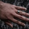 Smooth & Stripey Ring (Size X)