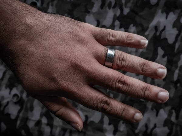 Smooth & Stripey Ring (Size X)