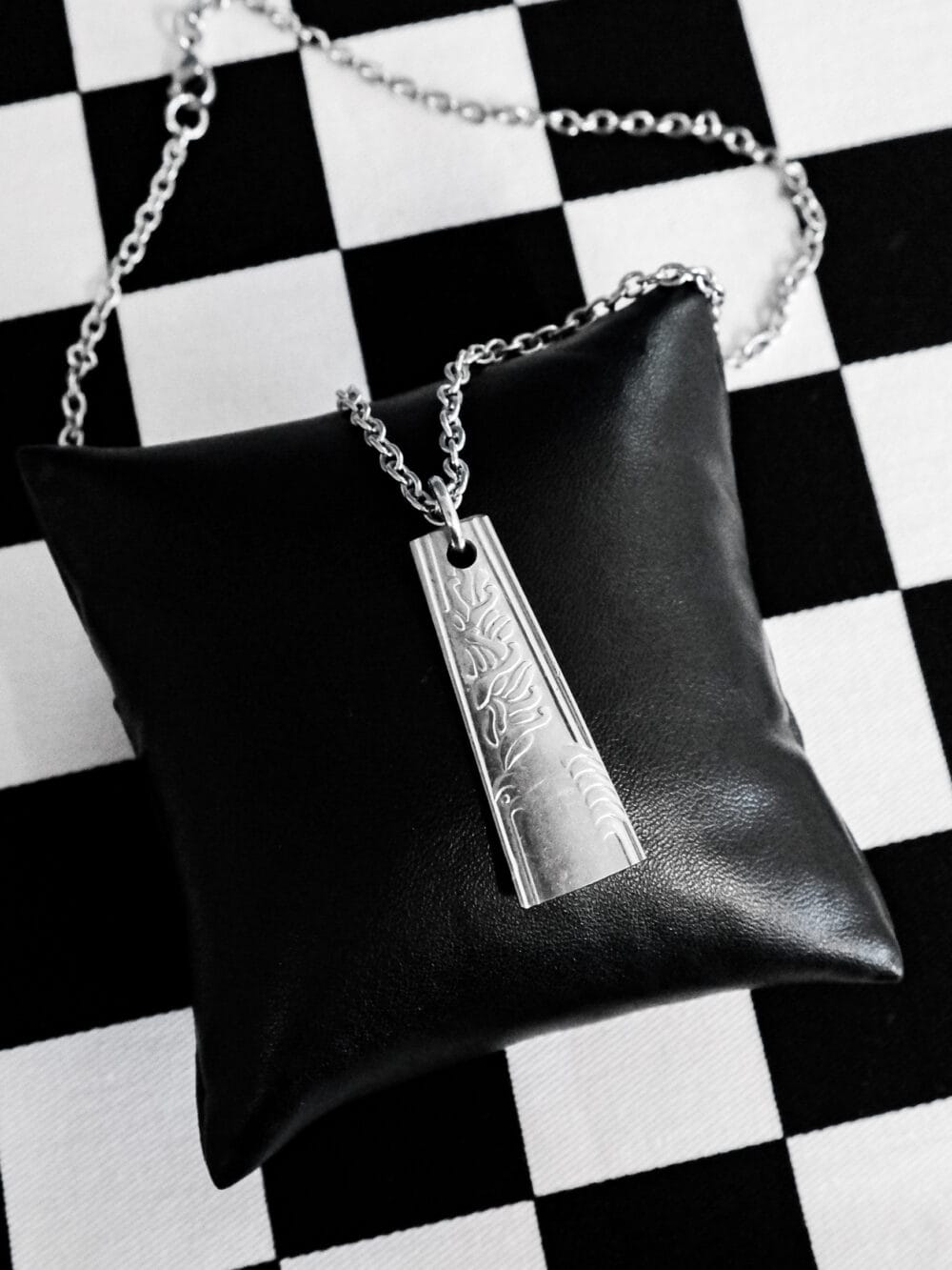 Squiggly Trapezium Pendant