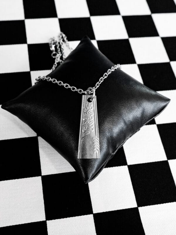 Squiggly Trapezium Pendant