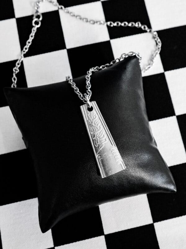 Squiggly Trapezium Pendant