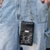 Steel Sun Leather Jean Bag
