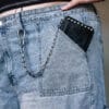 Steel Sun Leather Jean Bag