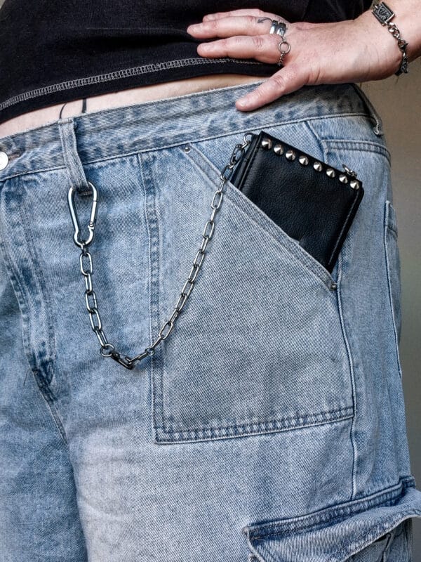 Steel Sun Leather Jean Bag