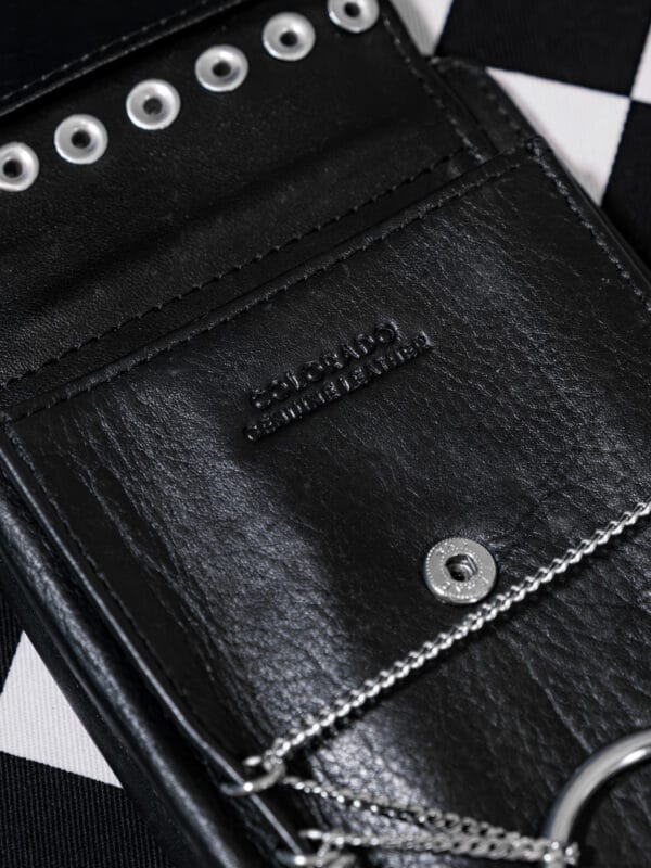 Steel Sun Leather Jean Bag