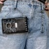 Steel Sun Leather Jean Bag