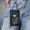 Steel Sun Leather Jean Bag