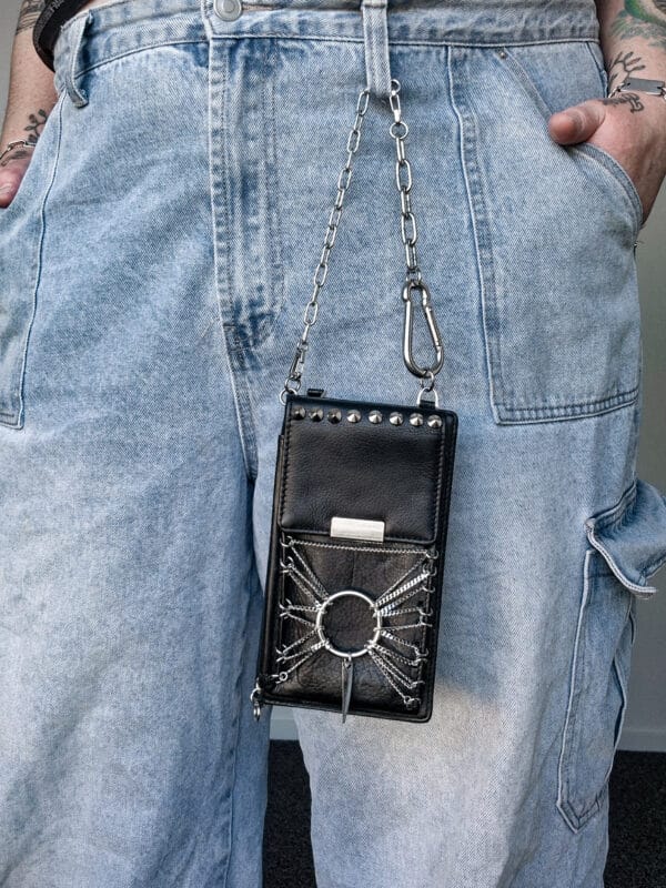 Steel Sun Leather Jean Bag