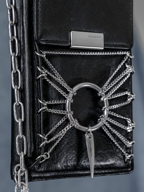 Steel Sun Leather Jean Bag