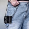 Steel Sun Leather Jean Bag
