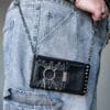 Steel Sun Leather Jean Bag