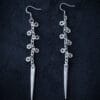 Mini Hexed Fork Tine Earrings