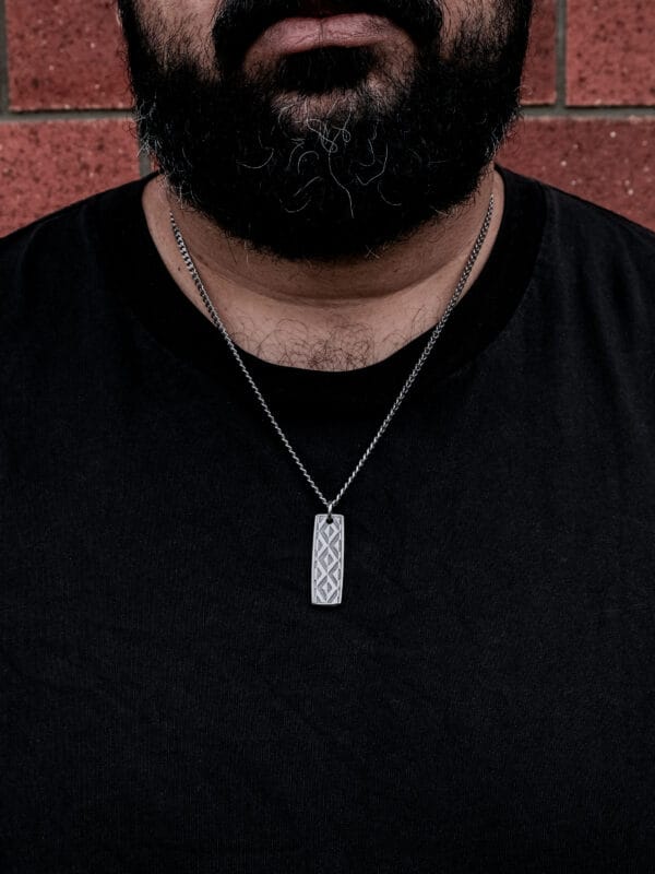 Geometric Triangles Pendant