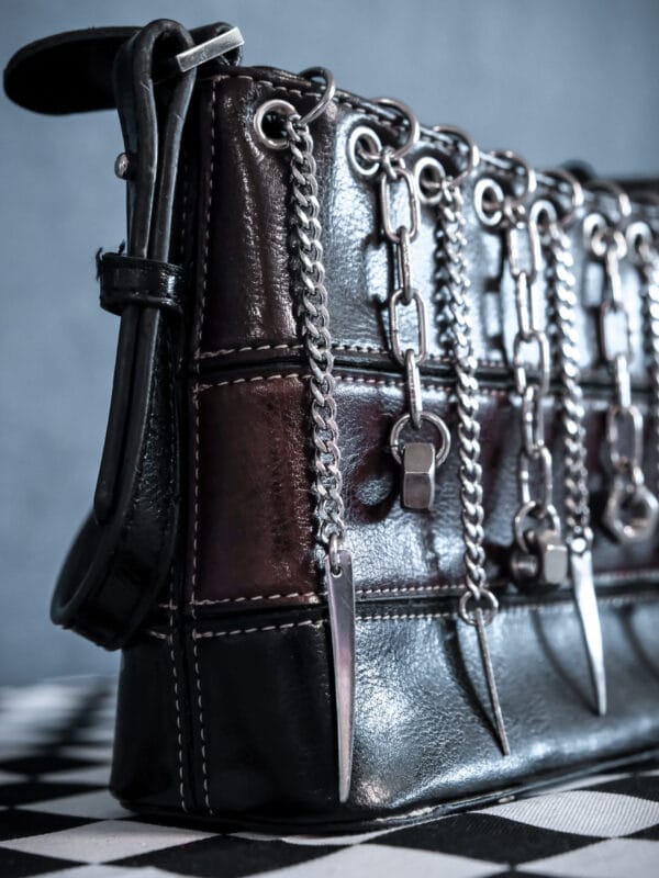 Vintage Leather Fringe Bag