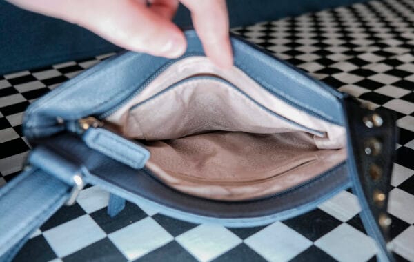 Denim Patch Bag