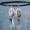 Scratched Spoon Jellyfish Earrings