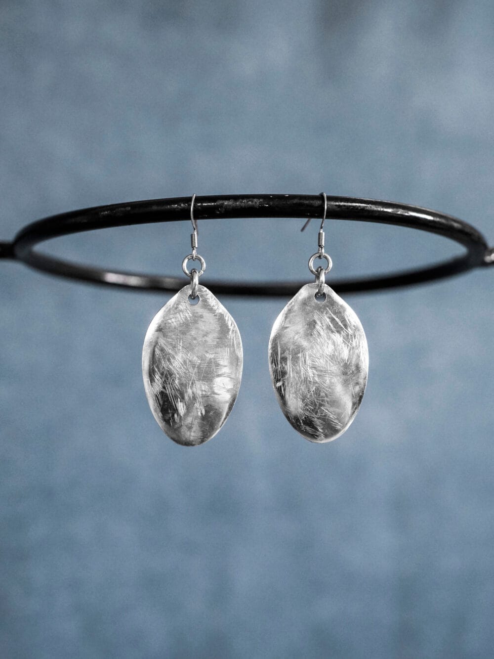 Scratched Spoon Head Earrings